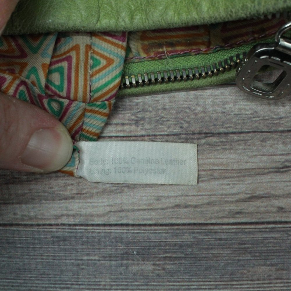 HOBO The Original Women's Avocado Green Leather Shoulder Crossbody Bag - Picture 9 of 11
